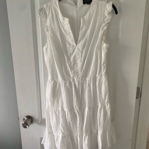 White Embroidered Dress